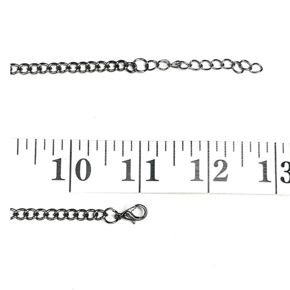 NEW Aqua Blue Rhinestone Turquoise Enamel Necklace Earrings Set Lot F024 - Picture 5 of 5